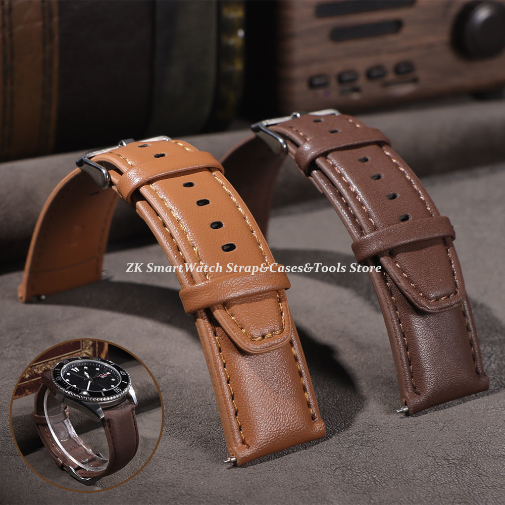 Smartwatch Vintage Watches For Women - Lederen horlogeband 22 mm voor Omega
