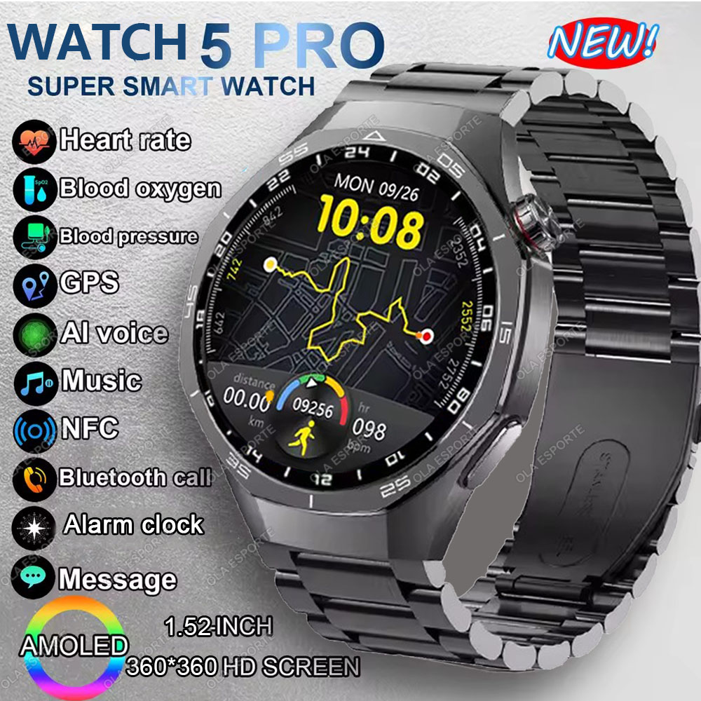 Smartwatch Watches For Women With Gps - Nieuwe Watch 5 Pro Smartwatch 1.53