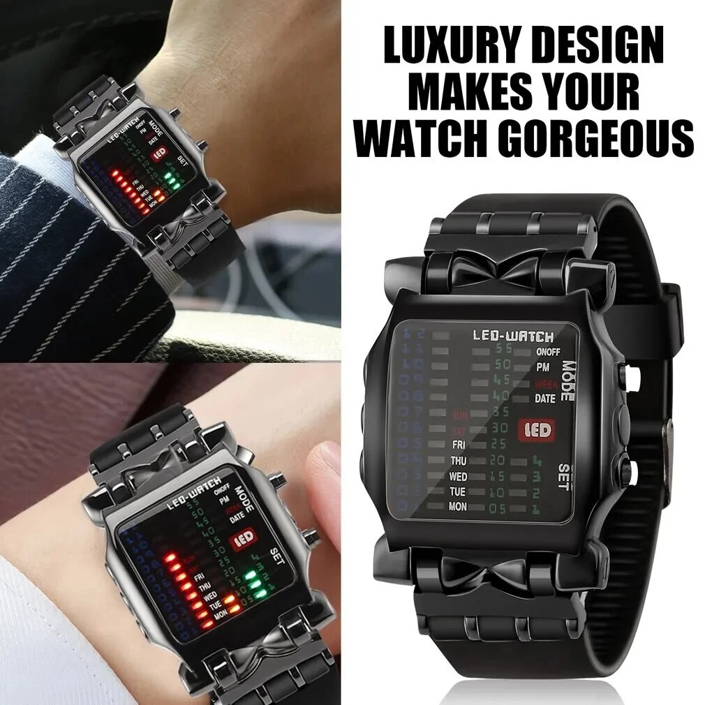 Binair Led Horloge Creatief Wa - Timex Watches Smartwatch recensie en prijs