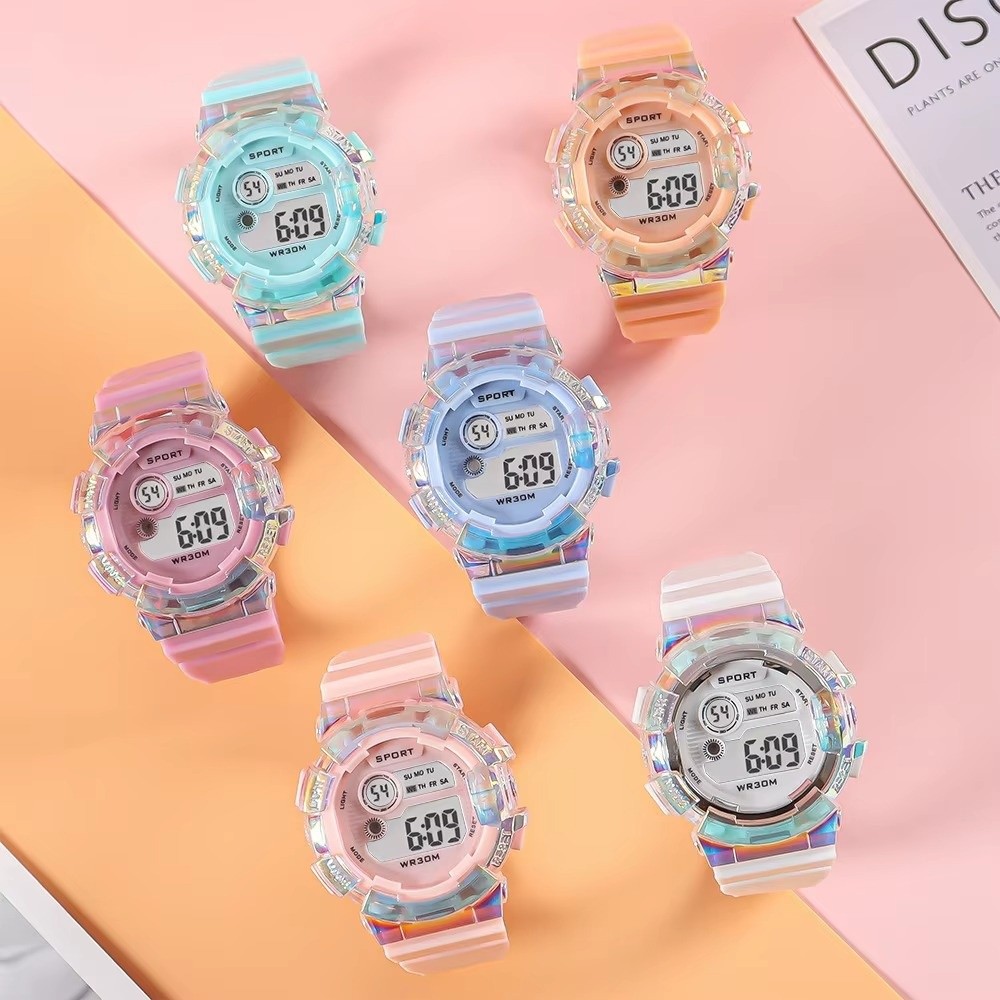 Waterdichte sportkinderhorloge - Smartwatch Digital Watches For Kid Girl recensie en prijs